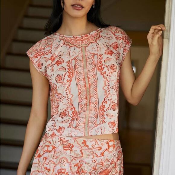 NWT Anthropologie. Two-Piece Knit Short Set. - Picture 2 of 15